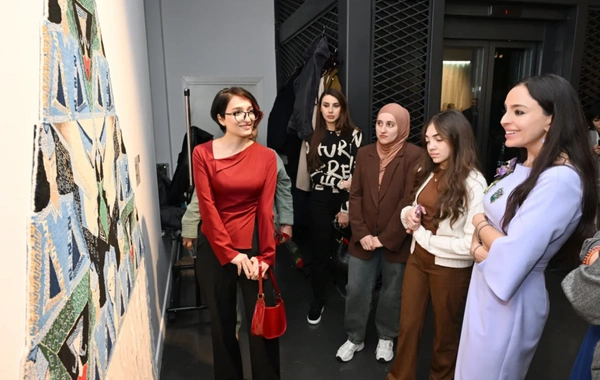 Leyla Aliyeva attended the exhibition "A House with a View of the Landscape"