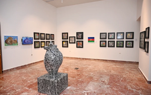 Leyla və Arzu Əliyevalar Tiranada MAMA "Ana təbiət" beynəlxalq incəsənət sərgisinin açılışına qatılıblar