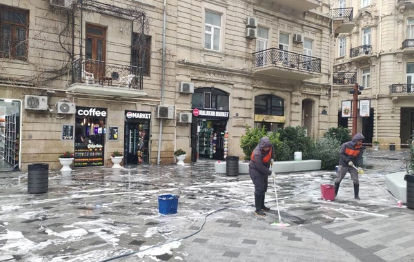 Güclü yağışdan sonra Bakıda genişmiqyaslı daxili iməcilik keçirilib