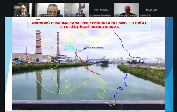 Qarabağ suvarma kanalı yenidən qurulur