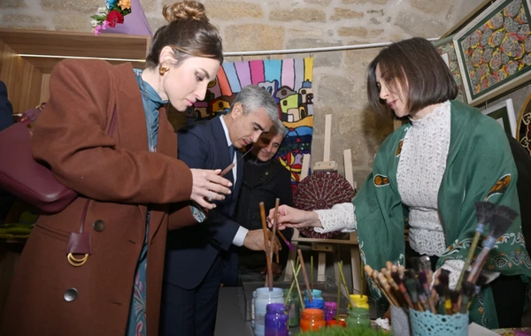 Buxara karvansarasının əsaslı bərpa və konservasiya işlərindən sonra açılışı olub