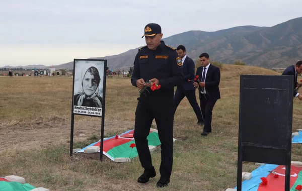 Xocalıda Anım Günü ilə bağlı Şəhidlər xiyabanı ziyarət olunub