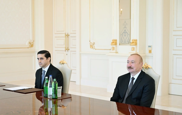Prezident İlham Əliyev Türkiyənin ədliyyə nazirini qəbul edib