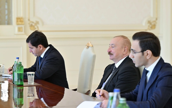 Президент Ильхам Алиев принял делегацию Палаты представителей Иорданского Хашимитского Королевства