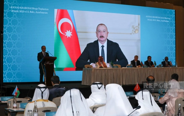 Prezident İlham Əliyev ASOSAI və ARABOSAI-nin birgə görüşünün iştirakçılarına müraciət edib