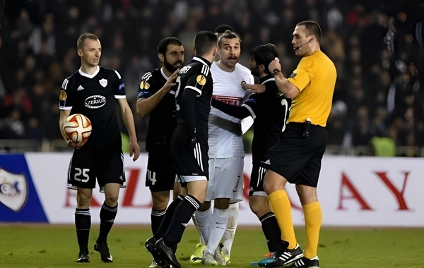 "Qarabağ"ın "İnter"lə oyunda qolunu saymayan hakim yenidən Bakıya gəlir
