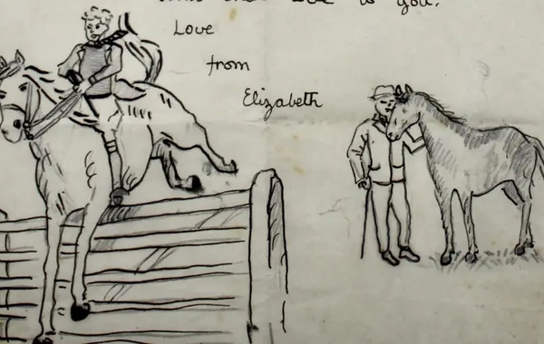 Kraliça II Elizabetin uşaqlıq məktubu hərraca çıxarılır