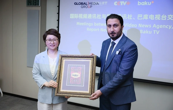 "Report" İA və Baku TV Çinin nüfuzlu CCTV+ agentliyi ilə əməkdaşlıq memorandumu imzalayıblar