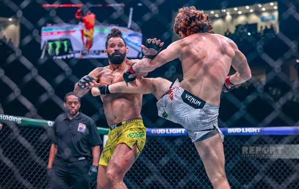 Bakıda tarixi UFC gecəsi: Fiziyevdən möhtəşəm qələbə - FOTOREPORTAJ