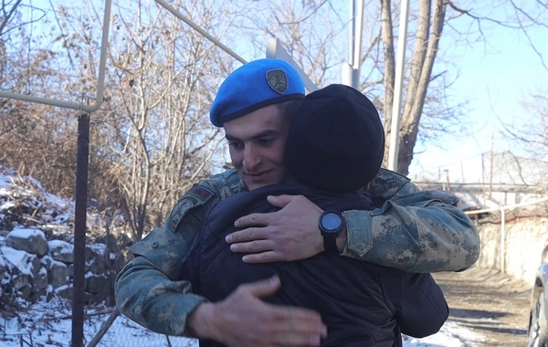 Şuşakənd ilk əsgərini qarşıladı: TƏSİRLİ ANLAR