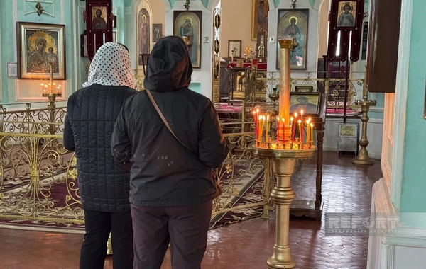 Gəncədə pravoslavlar Pasxa bayramını qeyd edir
