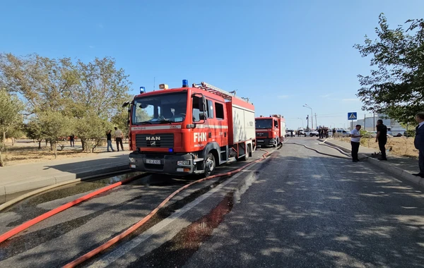 Bakıdakı güclü yanğın tam SÖNDÜRÜLDÜ