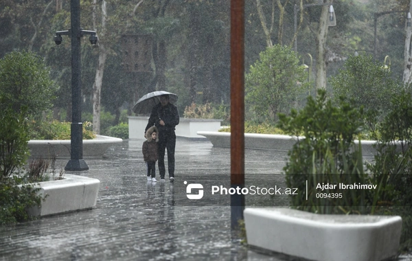 Baku will be hit by rain and strong winds - FORECAST