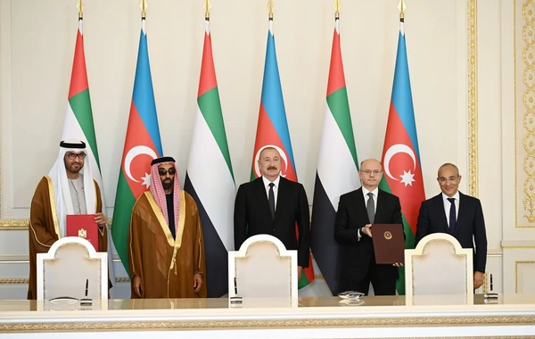İlham Əliyev Birləşmiş Ərəb Əmirliklərinin milli təhlükəsizlik müşavirini qəbul edib
