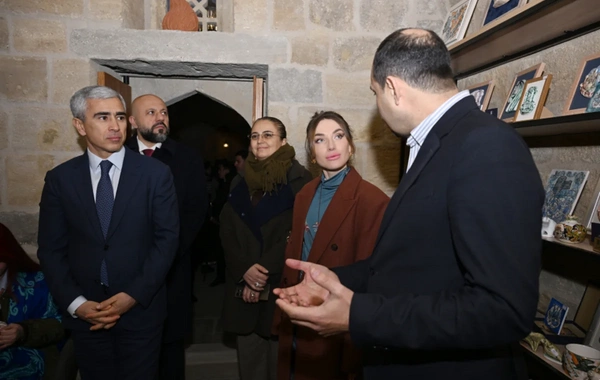 Buxara karvansarasının əsaslı bərpa və konservasiya işlərindən sonra açılışı olub