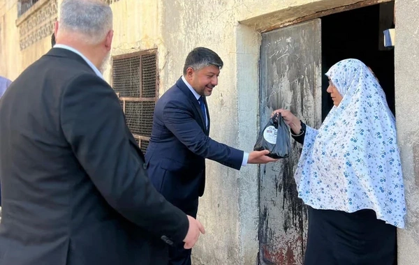Azərbaycan Suriyada 1000 ailəyə humanitar yardım göstərib