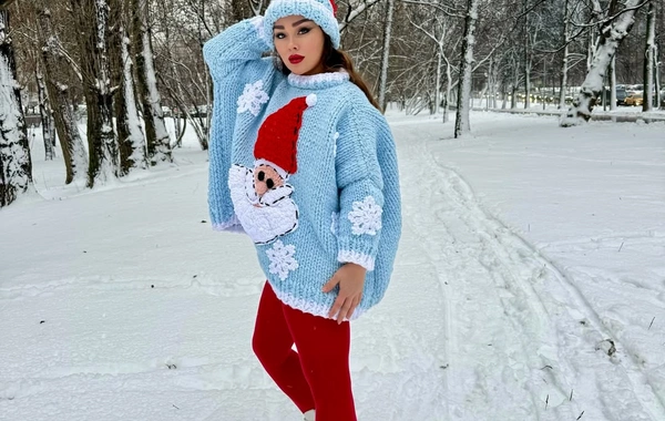 Xatirə İslamdan qarlı havada FOTOSESSİYA