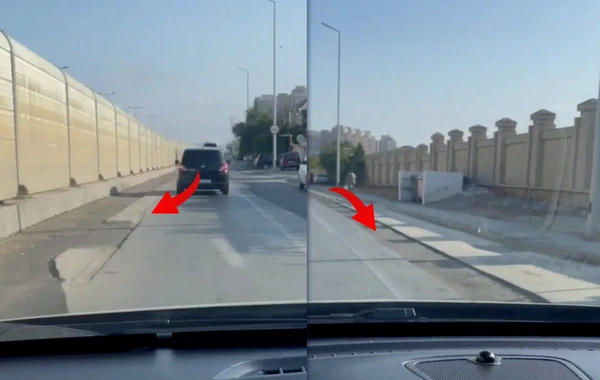 Yasamalda sürücüləri narahat edən BƏRBAD YOL