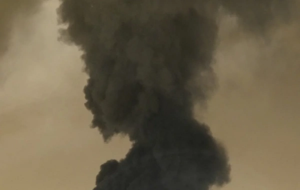 Zaporojyedə lokomotiv təmiri zavodu zədələnib