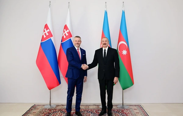 In Shusha, the official welcoming ceremony for Peter Pellegrini was held