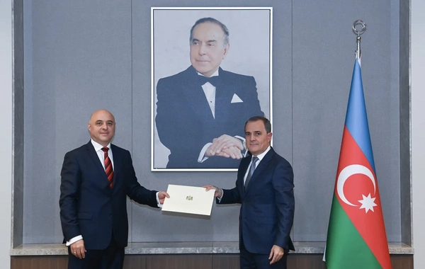 Ceyhun Bayramov Gürcüstanın Azərbaycana yeni təyin olunmuş səfirini qəbul edib