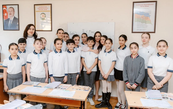 Leyla Əliyeva Bakı Xoreoqrafiya Akademiyasının qonağı olub