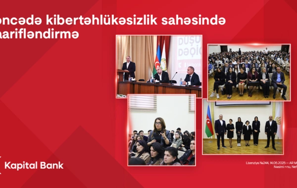 Kapital Bank Gəncədə kibertəhlükəsizlik mövzusunda təlimlər keçirdi