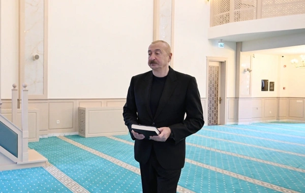 September 14, the President of the Republic of Azerbaijan Ilham Aliyev participated in the opening of a mosque built in