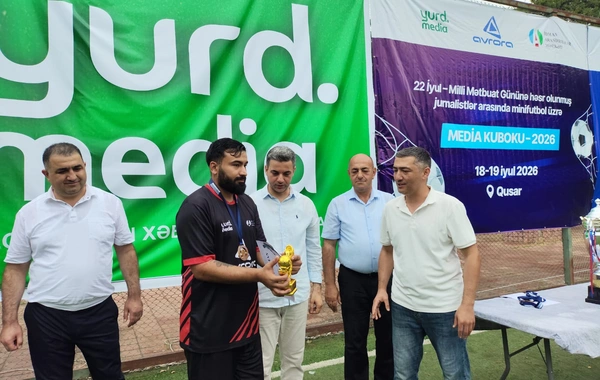 Qusarda "Media Kuboku-2026" minifutbol turnirinin qalibi müəyyənləşdi