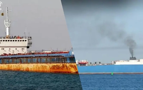 Ukrayna Xəzər dənizində Rusiyaya məxsus iki gəmini vurub