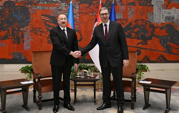 Azərbaycan və Serbiya prezidentləri mətbuata bəyanatla çıxış ediblər