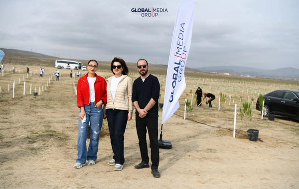 "Global Media Group"un təşəbbüsü ilə növbəti ağacəkmə aksiyası keçirilib