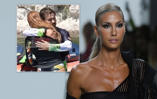 47 yaşlı model 13 yaş kiçik sevgilisi ilə görüntüləndi