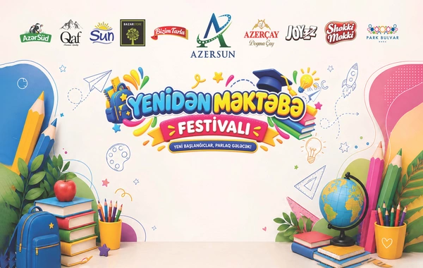 Azersun Holding markaları uşaqları Yenidən məktəbə festivalına dəvət edir