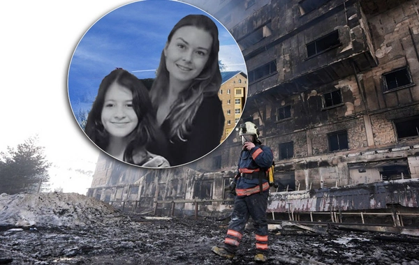 Türkiyədə otel yanğınında daha bir tanınmış şəxs 14 yaşlı qızı ilə yanaraq ölüb