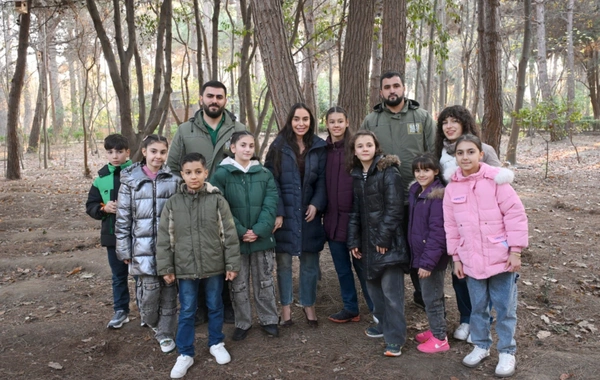 Leyla Əliyeva Mərkəzi Nəbatat bağında uşaqlar üçün təşkil olunan tədbirdə iştirak edib