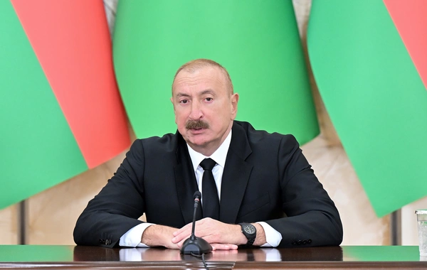 Prezident İlham Əliyev: Azərbaycanla Türkmənistan arasında nəqliyyat-logistika sahəsində əməkdaşlıq uzunmüddətli xarakter daşıyır
