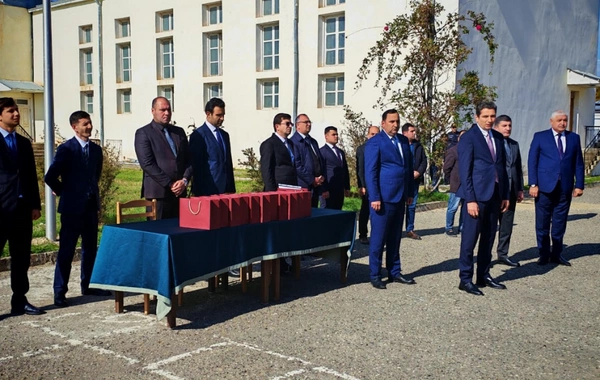 Xocalının Təzəbinə kəndində ailələrə evlərinin açarları təqdim olunub