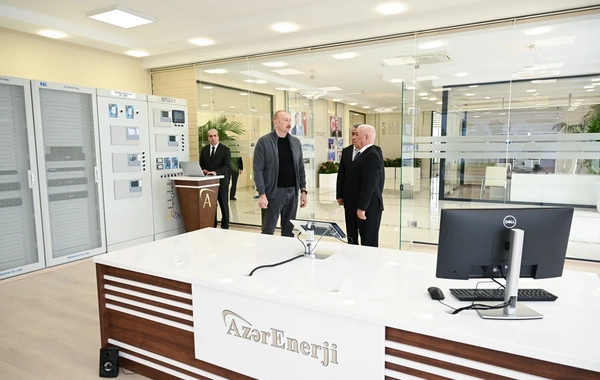 Prezident İlham Əliyev "Abşeron" Batareya Enerji Saxlanc Mərkəzinin açılışında iştirak edib