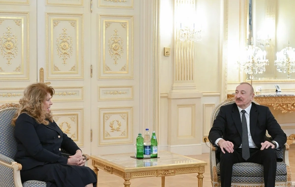 Prezident İlham Əliyev bolqarıstanlı həmkarı ilə görüşüb