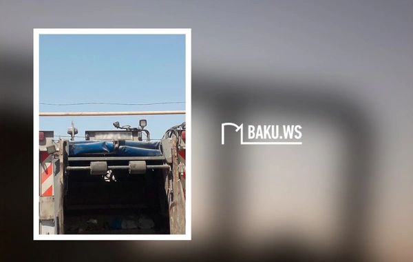 Xırdalanda zibil maşınları YOLA ZİYAN vurub