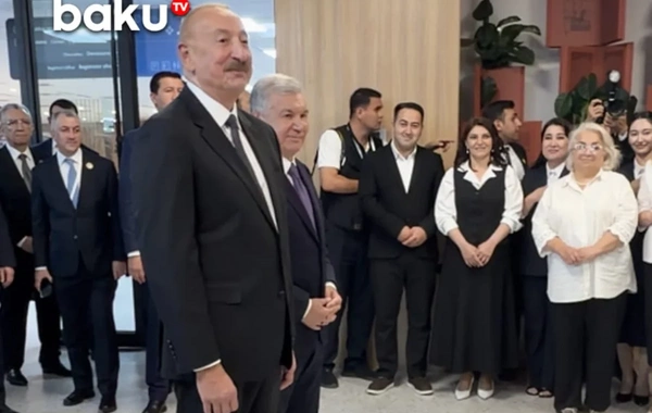 Daşkənddə maraqlı anlar: Tələbə İlham Əliyevi Azərbaycan dilində salamladı