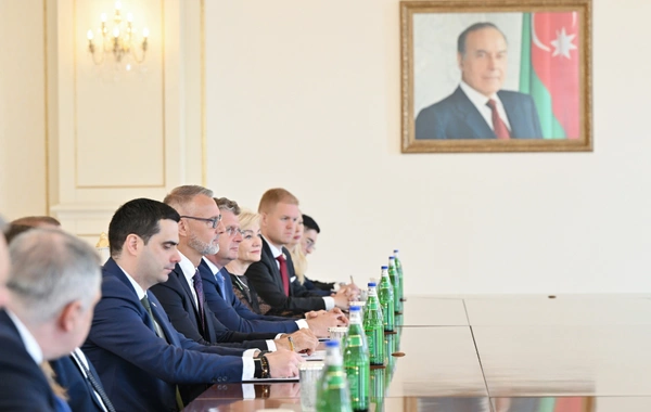 President Ilham Aliyev received a delegation headed by the Chairman of the National Council of Slovakia