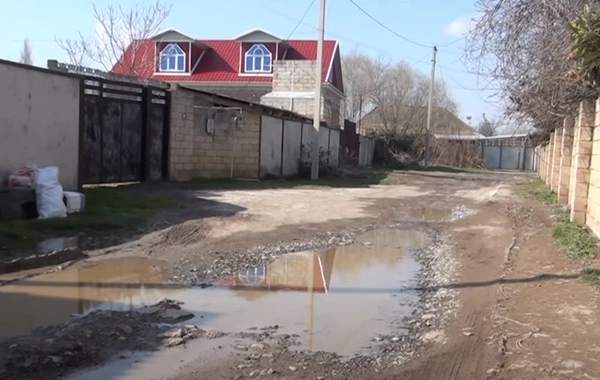 Sabirabadda şəhid adı verilən küçə acınacaqlı halda