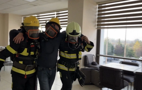 FHN Qəbələ aeroportunda təlim keçirib