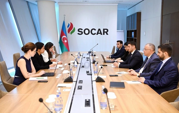 SOCAR İMF ilə bərpa olunan enerji və qaz ixracı infrastrukturunu müzakirə edib