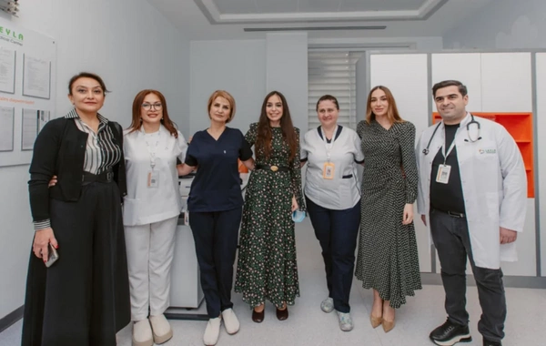 Leyla və Arzu Əliyevalar "Leyla Medical Center"in Pediatriya Mərkəzində olublar