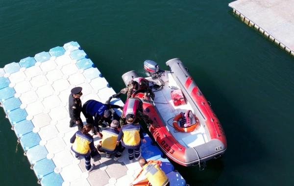 Mingəçevirdə qəza zamanı xilasetmə əməliyyatlarına dair təlim keçirilib