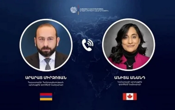 Ermənistan və Kanada XİN rəhbərləri Yaxın Şərqdəki gərginliyi müzakirə ediblər