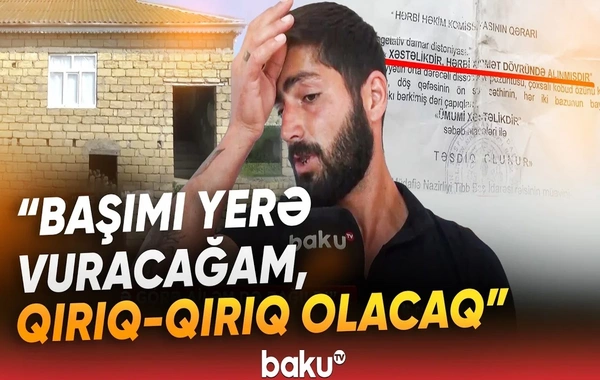 Hərbi xidmətdə xəsarət alan iki uşaq atası: Valideynləri həyat yoldaşımı apardılar